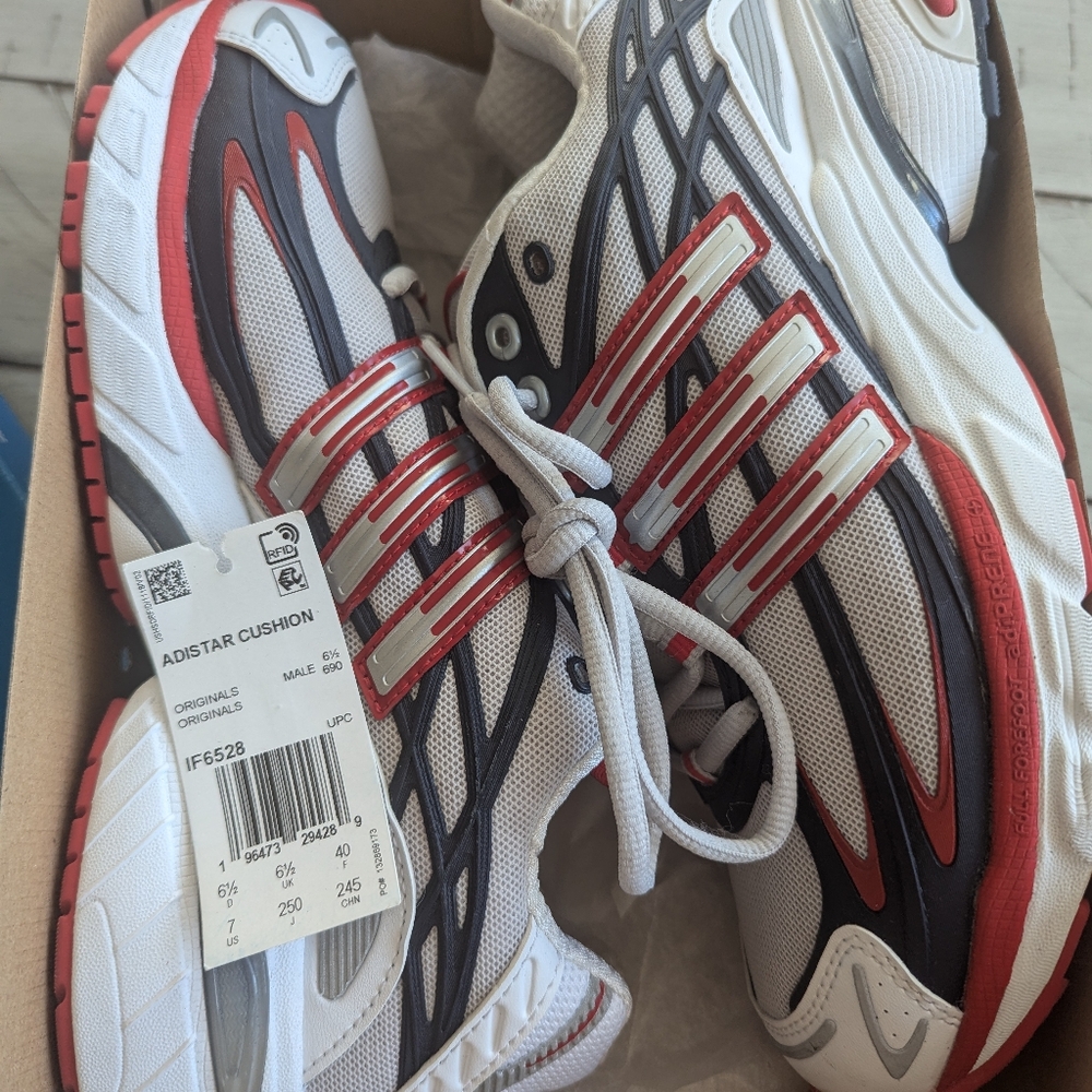 Adidas Adidtar Cushion USA Olympics Men's 7 Women's 8.5 vnds Originals Red White - Picture 10 of 11